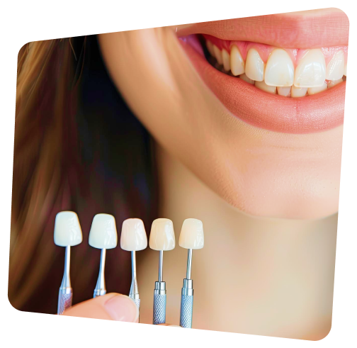 a close up of a woman holding a toothbrush and a toothbrush